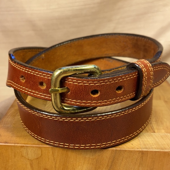 Leegin made in USA🇺🇸 leather/feather belt vintag - Picture 4 of 16